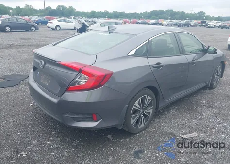 2018 Honda Civic Ex-T z USA, uszkodzony, nr VIN JHMFC1F30JX025013